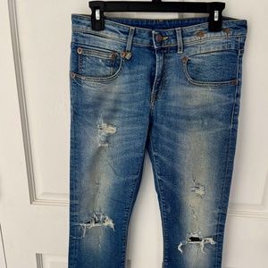 R13 Luxury Distressed Jeans - Made in Italy
